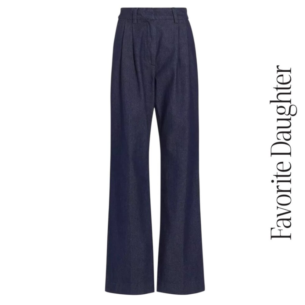 X SOLD X Favorite Daughter | Favorite Pant in Vienna Denim Wide Leg, size 2